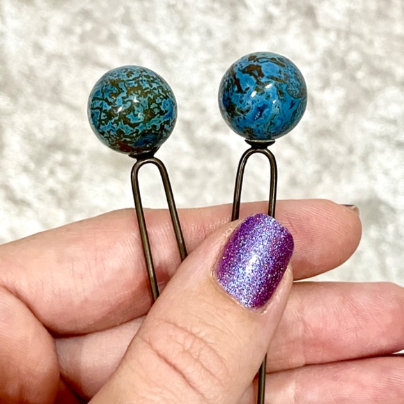 Antique Vintage Chinese Bakelite Hairpins Ornaments Japanese Accessories - Picture 5 of 7